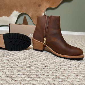 Portland Leather Ankle Booties in Canyon